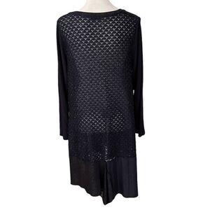 Zedd plus navy blue womens tunic size 1 us 10-12.